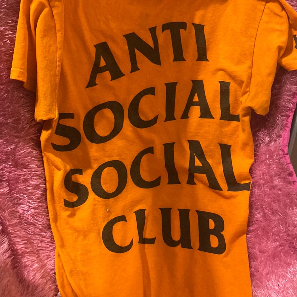 Anti social club shirt S